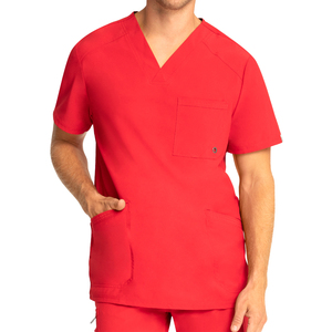 Ensemble de Blouse et Pantalon Médical Homme de Haute Qualité - Uniformes Médicaux Tendance en Tissu Doux Polyester-Coton - Product Image 2