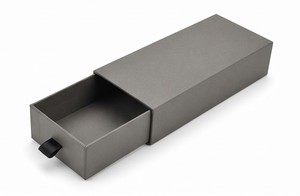High-End Rigid Drawer Gift <b>Box</b> with Sponge Lining for Pens in Red Black Blue Colors Paperboard Packaging - Product Image 6