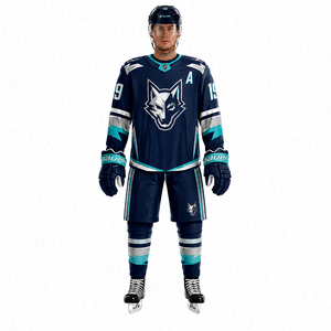 Uniforme de Hockey sobre Hielo Personalizado con Logotipo del Equipo, Jersey y Pantalones de Poliéster de Alto Rendimiento para Equipos Juveniles de Hockey - Product Image 2
