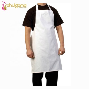 Tabliers de cuisine de chef de cuisine avec logo personnalisé imperméable à l'eau pour restaurants bavoir enfants lin PVC taille homme femme coton nettoyage peinture - Product Image 6
