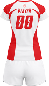 Tenue de volley-ball SpikeStorm Pro AeroSpike Elite, kit de volley-ball ThunderHit Premium, 100 % polyester, impression par sublimation intégrale - Product Image 3