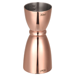 Jigger à bière 100% cuivre, fabrication de verres, prix le plus bas, vente chaude, logo personnalisé, jigger en cuivre - Product Image 4