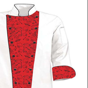 Uniforme de chef de haute qualité à manches longues, ensemble veste et pantalon pour chef exécutif, uniforme de cuisine pour hommes - Product Image 3