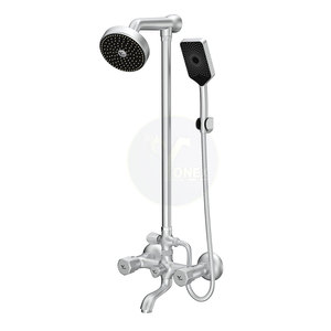 Service OEM, prix abordable : Ensemble de douche Margala avec pommeau de douche fin à jet de pluie, commande de mélangeur de précision et finition soignée pour un usage quotidien - Product Image 2