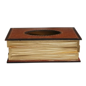 Vintage <b>Book</b> Design Tissue Box Cover Decorative Tissue Holder Perfect For Library <b>Study</b> Room Office And Home Use From India - Product Image 3
