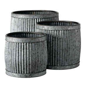 Macetero Metálico Cúbico Moderno y Minimalista, Maceta Grande de Acero Galvanizado para Exteriores, Estilo Industrial, Macetas Decorativas para Jardín y Proyectos - Product Image 4