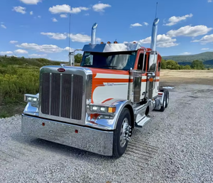 STRONG CLEAN 2024 2025 Peterbiltt 589 Sleeper Semi Truck - 72" Flat Top Sleeper- 6x4 Diesel Manual Used Truck <b>for</b> <b>Sale</b> - Product Image 1