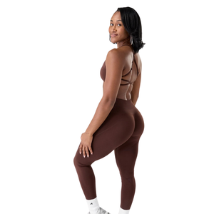 Sujetador deportivo sin costuras con tirantes para mujer, para yoga, gimnasio, fitness, soporte elástico, moldeador, cómodo, top deportivo - Product Image 4