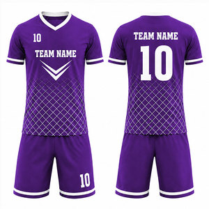 Uniforme de Fútbol Personalizable de Alta Calidad para Hombre y Mujer, Camiseta Corta con Nombre Personalizado, 100% Poliéster, Sublimación Digital, Anti-UV, Ecológico - Product Image 4