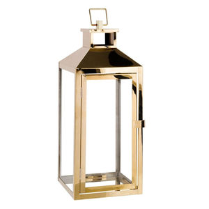 Farol de Metal y Vidrio de Tamaño Estándar con Acabado Plateado para Decoración de Mesa en el Hogar y Bodas, Faroles de Piso - Product Image 5