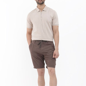 Shorts Bermuda en Coton Oxford Couleur Unie pour Homme, Taille Haute Élastique, Tissu Tricoté Respirant, Écologique, Coupe-Vent, Anti-UV, Haute Protection - Product Image 1