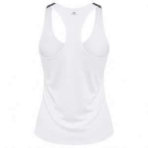 Custom Women Racerback Tank <b>Top</b> Breathable Quick Dry Yoga Gym Vest Athletic Sleeveless Fitness Sports Shirt White Tank <b>Tops</b> - Product Image 2