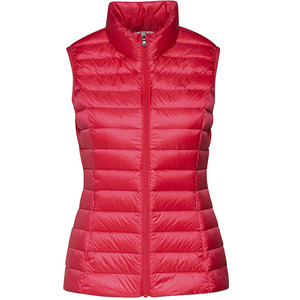 New Arrival Casual Fashion Women Puffer Vest Jackets High Quality Light <b>Weight</b> Solid Colors Women Puffer Jackets - Product Image 3