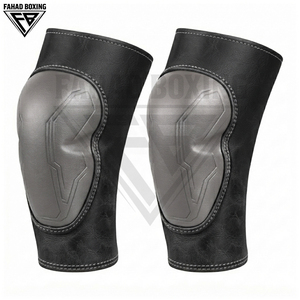 Protectores de Rodilla de Cuero Sintético Personalizados para Gimnasio y Boxeo, Duraderos, a la Moda, Servicio OEM/ODM, Precio al por Mayor - Product Image 1