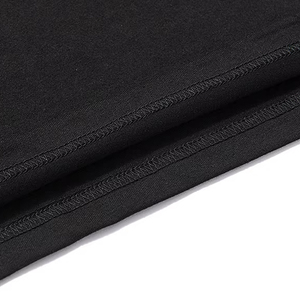 Men's Black <b>Bamboo</b> Fiber for T-Shirt Eye Print Design Short Sleeve O-Neck Casual Regular Fit Knitted Breathable <b>Screen</b> Printing - Product Image 5