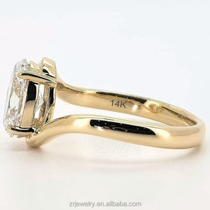 14K Solid Gold Lab Grown Diamond Engagement <b>Ring</b> IGI Certified VVS Clarity D Color Created Solitaire <b>Fine</b> Jewelry For Women - Product Image 6