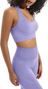 Ensemble de vêtements de sport pour femmes, leggings côtelés élégants à taille haute avec soutien-gorge de sport sans couture confortable, idéal pour le yoga, la gym et l'entraînement - Product Image 5