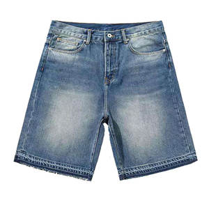 บริการ OEM ขายส่ง กางเกงยีนส์ขาสั้นผู้ชายแบบกำหนดเอง สินค้ามาใหม่ รับผลิตแบรนด์ส่วนตัว บริการ OEM สำหรับกางเกงยีนส์ขาสั้นผู้ชาย - Product Image 1