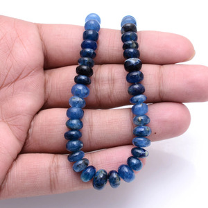 Perle de pierre précieuse Afghanite naturelle, 7mm-9mm, forme ronde, lisse, couleur changeante fluorescente, réactive aux UV, pour bijoux. - Product Image 5