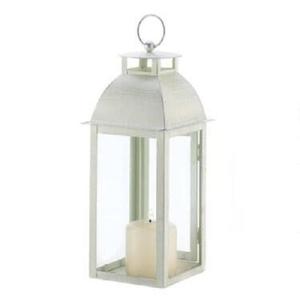 High Demand Iron <b>Silver</b> Metal Candle <b>Lantern</b> Hanging Decorative Wedding Centerpiece Holder for Christmas and Holiday Decor - Product Image 5