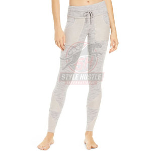 Leggings de yoga con diseño de logotipo personalizado, cintura elástica, venta directa de fábrica, ropa de gimnasio, servicio OEM. - Product Image 2