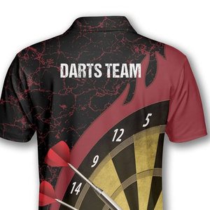 เสื้อดาร์ทแขนสั้นคุณภาพสูง ระบายอากาศได้ดี ไซส์ใหญ่ ขายดีอันดับต้นๆ สำหรับการฝึกซ้อมและการแข่งขัน - Product Image 5