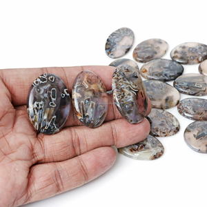 Nature’s Artwork Stick Agate Cabochon Hand Polished Gemstone with Unique Patterns for Rings Pendants and Wire Wrapping - Product Image 2