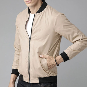 Blouson Bomber à simple boutonnage, Blousons universitaires, Blouson de baseball imperméable avec logo personnalisé pour hommes - Product Image 1