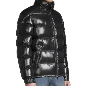 High Quality Padded Warm Coats Detachable Hood <b>Winter</b> Men Stand <b>Waterproof</b> Reversible Puffer <b>Jacket</b> Customize Logo Design - Product Image 3