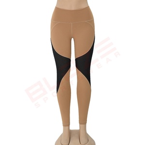 Blaze Fight Wear cintura elástica Yoga Leggings personalizado más cintura alta transpirable Spandex/poliéster Yoga Leggings XL secado rápido - Product Image 5