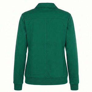 Oferta Especial: Chaqueta de Uniforme Médico Personalizable al por Mayor para Enfermeras, con Cuello Camisero y Manga Larga, Elegante para Mujer - Product Image 3