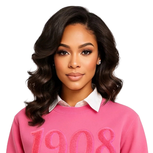 <b>Pink</b> Solid 1908 Chenille <b>Sweatshirt</b> for Women Long Sleeve Crew Neck Fleece Casual Pullover Fashion Apparel Top Wear - Product Image 2