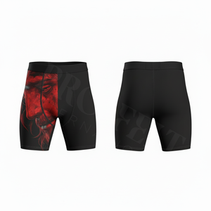 Pro Felt Custom Clothing MMA Apparel Solid Plain Color Compression Shorts Gym Training Fighting Comfortable Breathable Shorts - Product Image 3