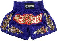 Celana Muay Thai Desain Khusus OEM untuk Kompetisi Profesional |   Celana Tinju Samping Berbelah Tahan Lama untuk Latihan & Pertarungan