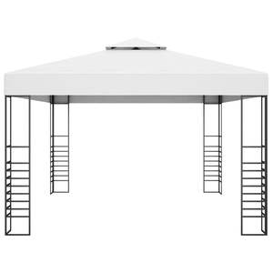 Gazebo, Pérgola y Pabellón de Jardín de Acero con Recubrimiento en Polvo Blanco, Resistente, de 13.1 x 9.8 Pies - Product Image 3