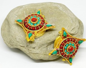 จี้ห้อยคอธีมปะการังแบบพุทธศาสนาทิเบต - Product Image 3