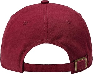Casquette de baseball brodée personnalisée, 6 panneaux, ajustable, unisexe, en sergé de coton, décontractée, avec logo imprimé sur le devant - Product Image 6