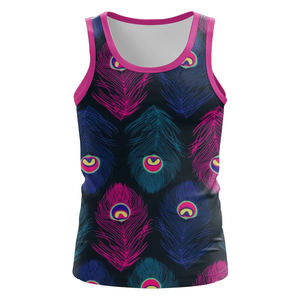 Débardeur de musculation imprimé par sublimation avec logo pour homme – Débardeur sublimation homme - Product Image 1