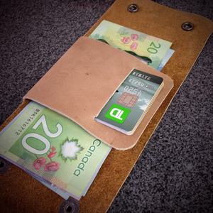 Luxury Full Grain Leather Stitchless <b>Wallet</b> Slim Minimalist <b>RFID</b> <b>Blocking</b> Card Holder Custom Logo Bulk Supply LSSW-0033 - Product Image 2