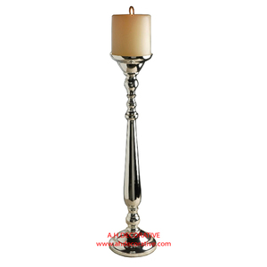 Hand Forged Antique <b>Brass</b> <b>Candlestick</b> Holder Rustic Metal Taper Candle Stand Textured Single Head Dinner Table Centerpiece Decor - Product Image 6
