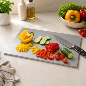 Nuevas Tablas de Cortar de Acero Inoxidable, Juego de Tablas de Cortar de Cocina de Doble Cara, Tabla de Cortar de Titanio y Acero Inoxidable - Product Image 6