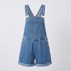 ชุดเซ็ตเดรสยีนส์ขาสั้นสำหรับคนท้องไซส์ใหญ่ แฟชั่นฤดูร้อน ดีไซน์ขาดๆ แบบวินเทจ ติดกระดุมด้านหน้า ออกแบบได้ตามต้องการ - Product Image 1