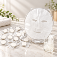 Masques faciaux compressés en coton pur Y364, jetables, non tissés, pour salon de beauté, spa, soin hydratant du visage
