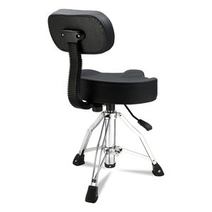 Sgabello per Batteria Idraulico Professionale con Schienale Regolabile in Altezza, Design a Sella per Musicisti e Batteristi - Product Image 1