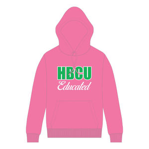 Sudadera con Capucha Rosa para Estudiantes de HBCU, Bordado Chenille, Hermandad Griega Divine Nine, Sudadera Universitaria de Moda - Product Image 2