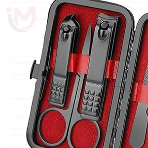 Professional Luxurious Manicure Pedicure Set Stainless Steel Nail Care Tools Kit with Nail Clipper Grooming <b>Box</b> - Product Image 2