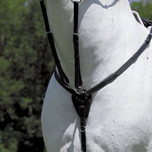 Harnais de poitrine pour cheval ALR Model 01 en cuir équestre - Cuir de qualité supérieure, ajustement confortable, taille et couleur personnalisables - Product Image 3