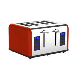 Newest Selling Pop-up Cordless Electric Bread <b>Toaster</b> 4 Slice <b>Touch</b> Panel <b>Screen</b> Control Metal Stainless Steel <b>Toaster</b> - Product Image 3