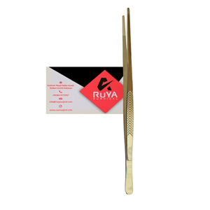 Pince de cuisine professionnelle en acier inoxydable couleur argent, longue et droite, pour barbecue, 30 cm, pince de grillage décalée, résistante à la chaleur, certifiée CE - Product Image 6