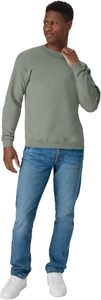 Sudadera de Mujer Hellas Fashion, Cuello Redondo, Color Sólido, Estilo Hip Hop, Forrada, Manga Larga, Tejido de Algodón, Antiarrugas, Transpirable, Corte Regular - Product Image 4